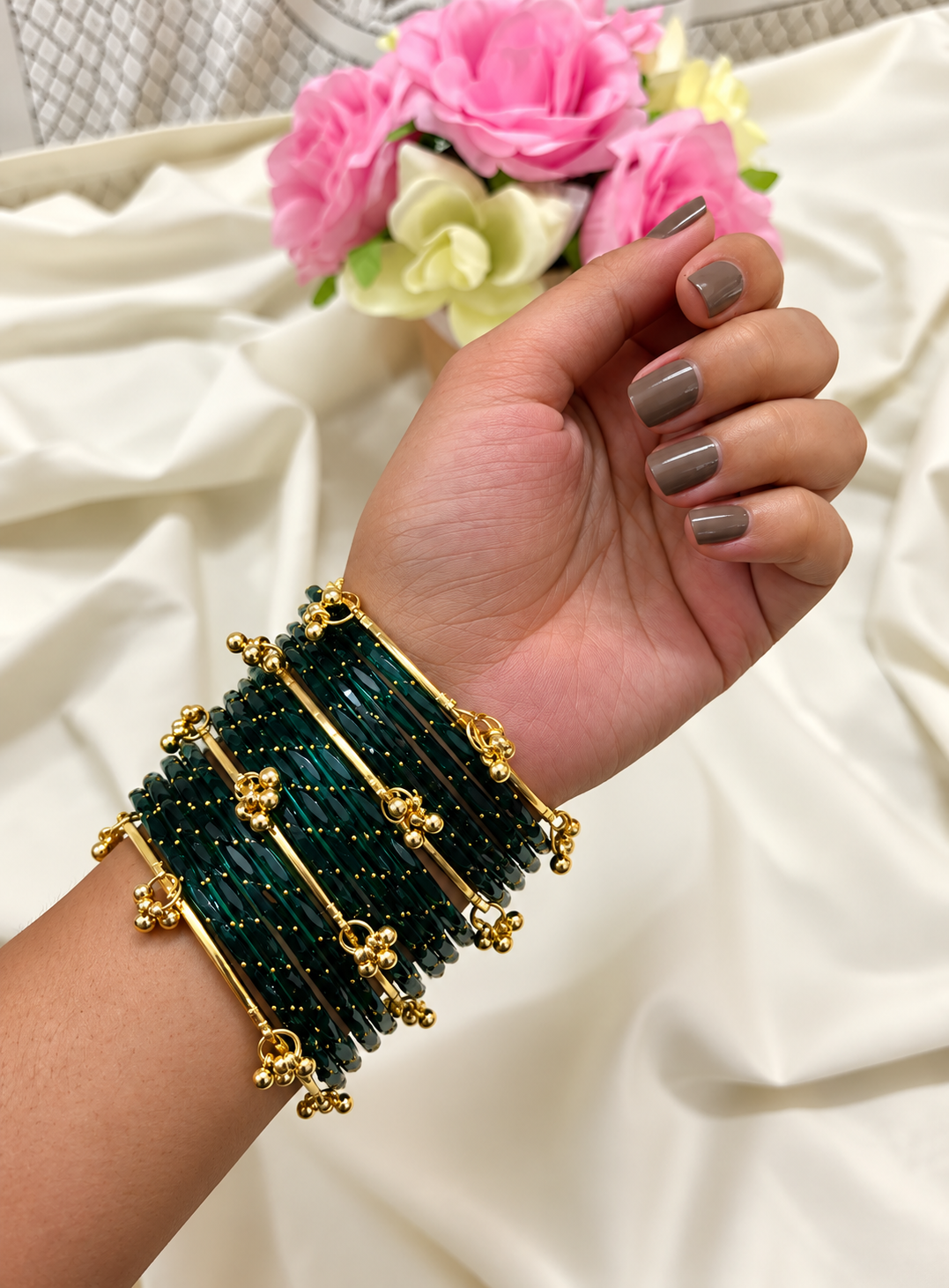 Peacock bangles