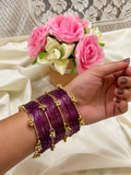 Lavender love bangles