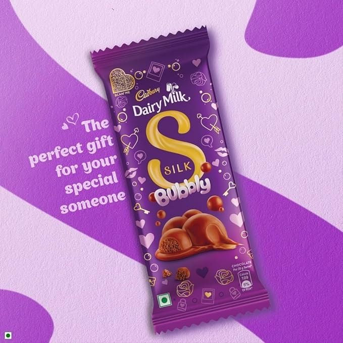 Bubbly dairy milk